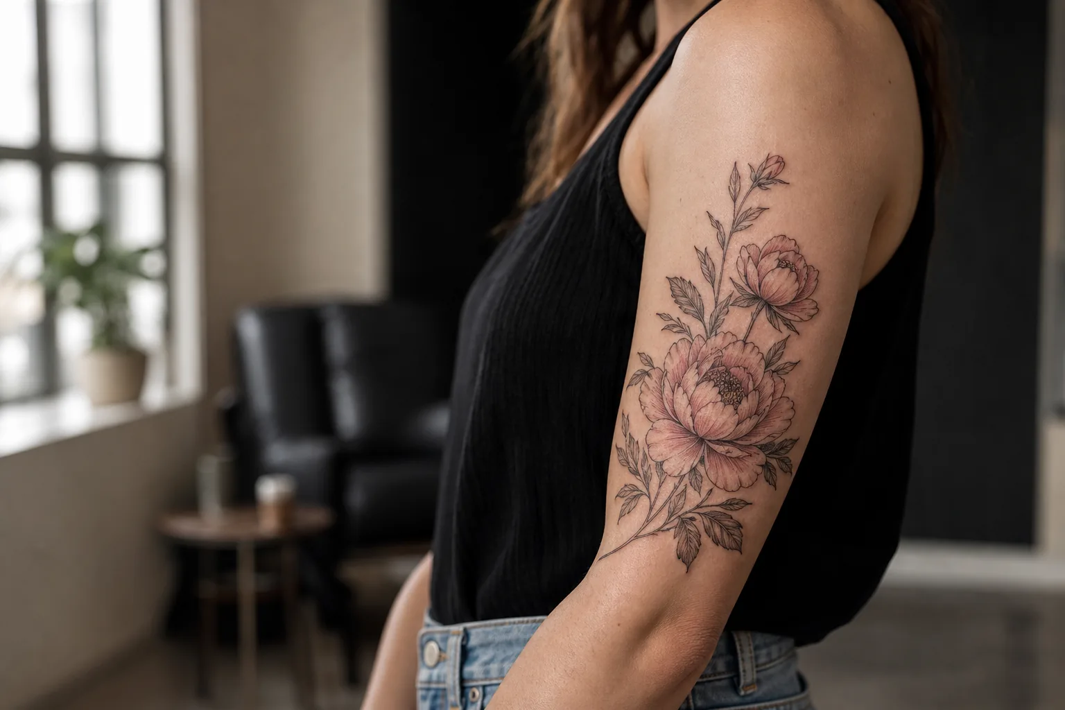 Pfingstrose Tattoo: Bedeutung, Vorlagen und Ideen
