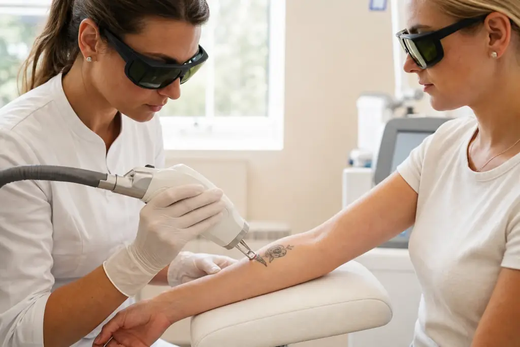 Tattoo weglasern: Ablauf, Kosten, Risiken und Ergebnisse