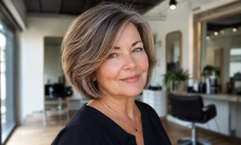 Frisur für Frau ab 50 - diese Haarschnitte können Sie tragen 6 Moderne Frisur für Frauen ab 50