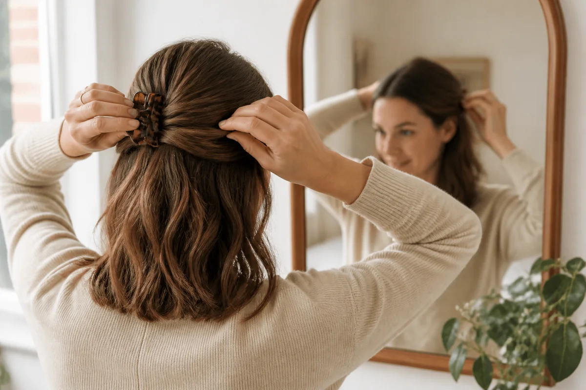 8 unkomplizierte Frisuren mittellang und schön 4 8 unkomplizierte Frisuren mittellang und schön