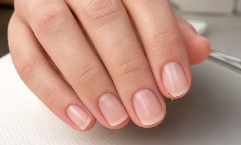 Nagelpiercing - wie funktioniert das? 7 Nagelpiercing am freien Nagelrand