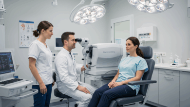 Augenpflege nach der Laserbehandlung