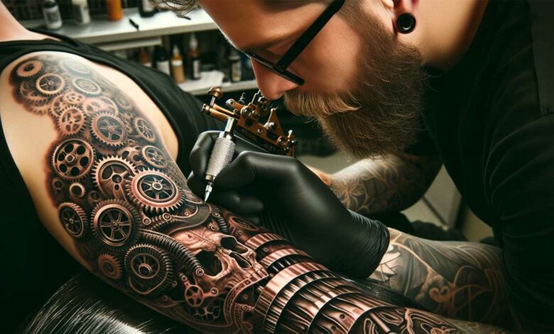 Biomechanik Tattoo: Vorlagen und Ideen zur Inspiration