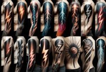 Blitz Tattoo: Bedeutung und Symbolik inkl. Design Ideen