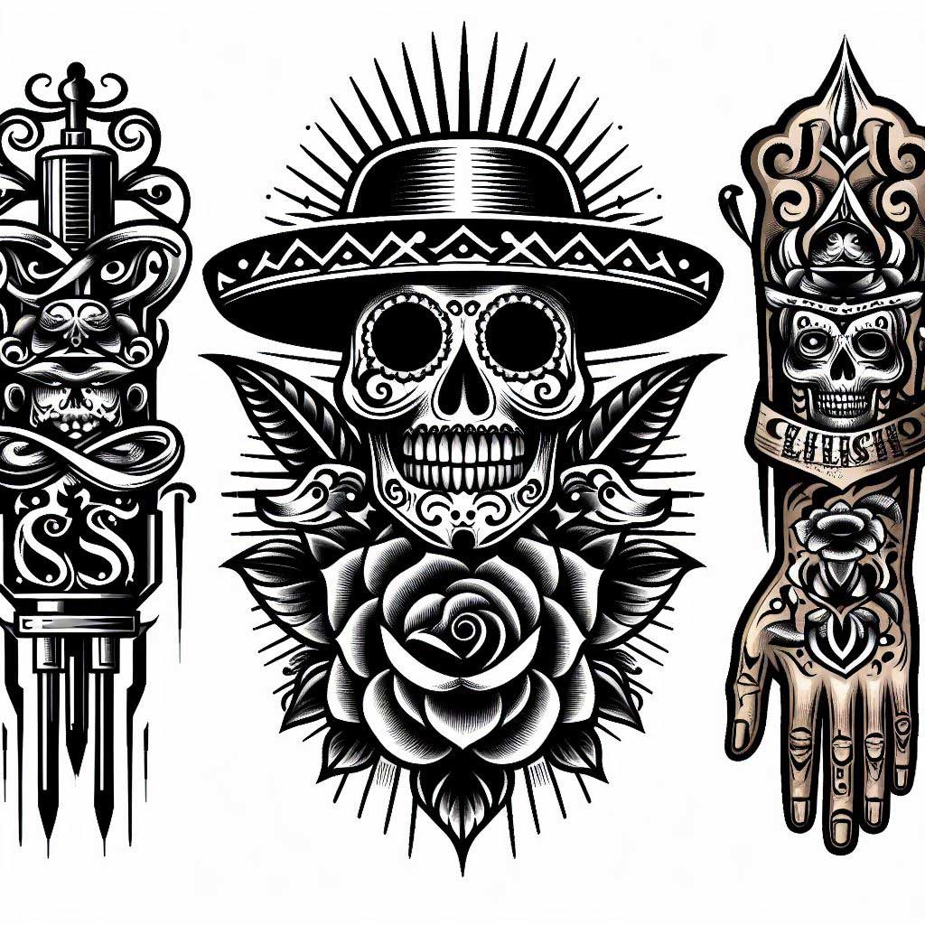 Chicano Tattoo: Bedeutung, Design und Symbolik