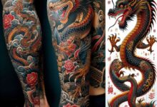 Chinesischer Drache Tattoo - Ideen, Bedeutung und Vorlagen