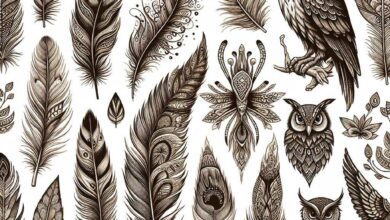 Federn Tattoo: Bedeutung und Ideen zur Inspiration