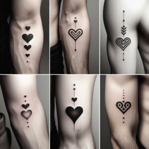 Herz Tattoo – Bedeutung, Ideen und Platzierung