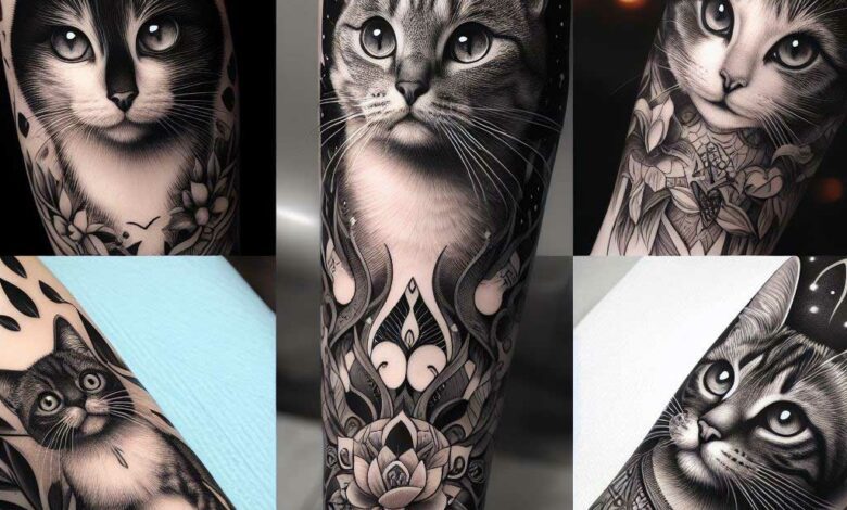 Tattoo Katze: Bedeutung, Ideen und Vorlagen