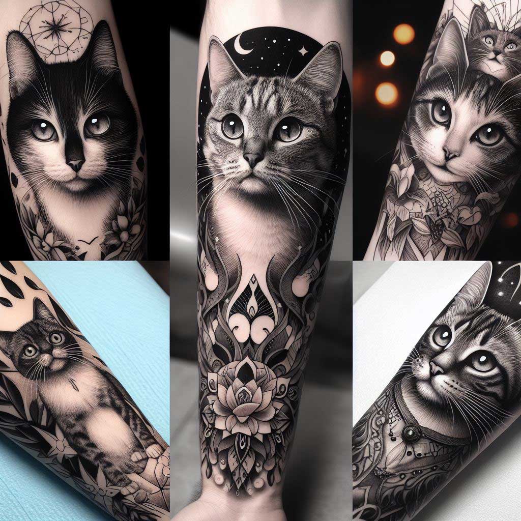 Tattoo Katze: Bedeutung, Ideen und Vorlagen