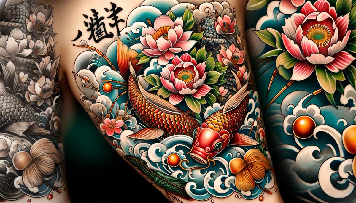 Das asiatische Lotusblume Tattoo: Kulturelle Einflüsse