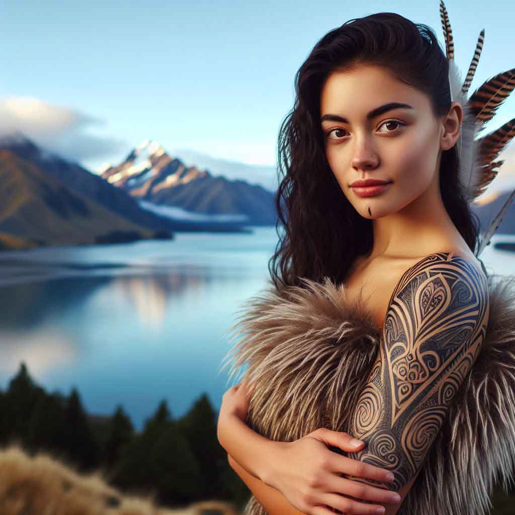 Maori Tattoo für Frauen