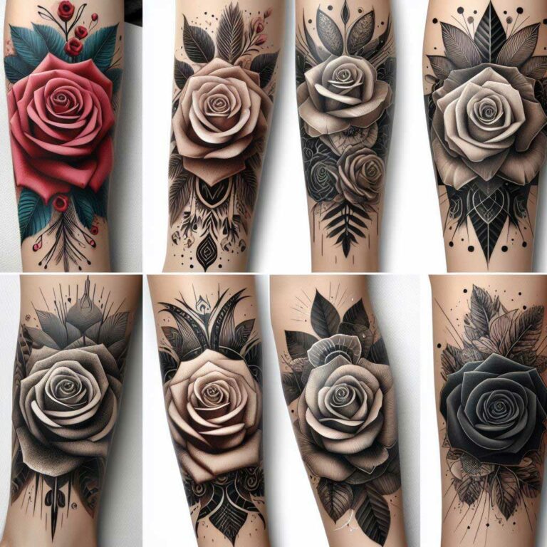 Rosen Tattoo Bedeutung und Inspiration für Vorlagen Muster
