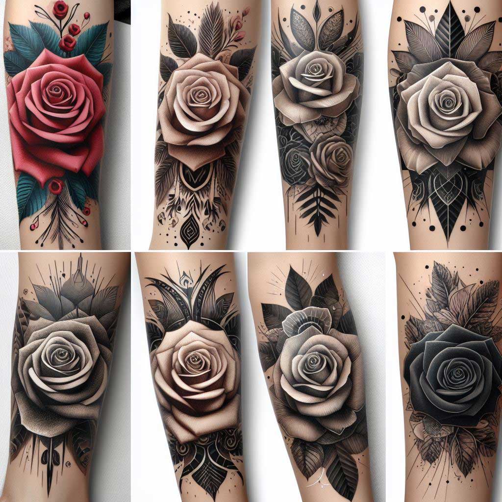 Rosen Tattoo Bedeutung Und Inspiration Für Vorlagen Muster