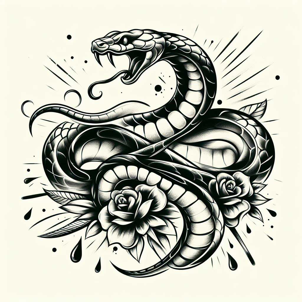 Schlangen Tattoo: Bedeutung und Vorlagen zur Inspiration