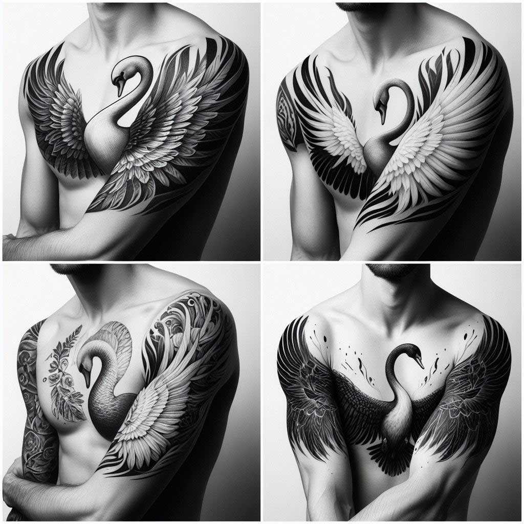 Die Bedeutung eines Schwan-Tattoos kann vielfältig sein und hängt oft von der individuellen Interpretation und dem gewählten Design ab.