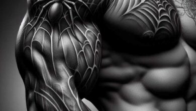 Spinnennetz Tattoo: Eine einzigartige Kunstform