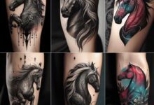 Tattoo Pferd: Bedeutung und Design Ideen