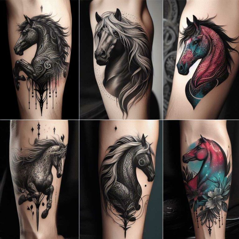 Tattoo Pferd Bedeutung und Design Ideen