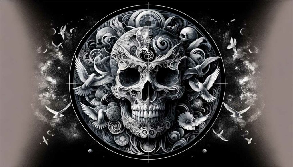 Tattoo Totenkopf Bedeutung, Symbolik und Schädelkunst Vorlagen