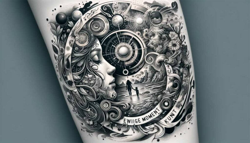 Tattoo Uhr des Lebens Bedeutung und Symbolik der Zeit