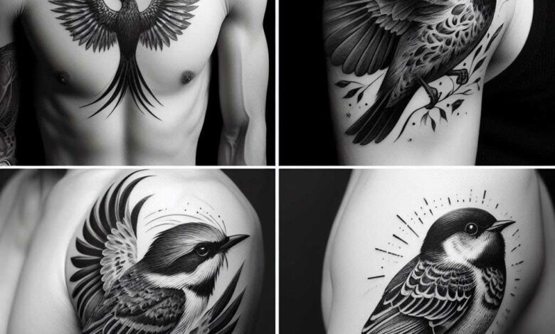 Vogel Tattoo: Bedeutung, Symbolik & Stilvielfalt