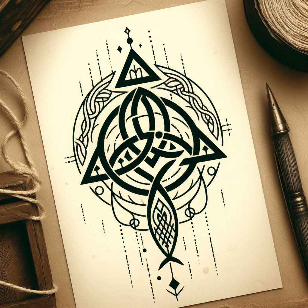 Wikinger Tattoo Bedeutung, Designs und Vorlagen