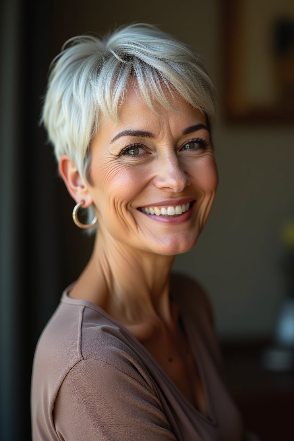 Fransige Kurzhaarfrisuren Fur Frauen Ab 50