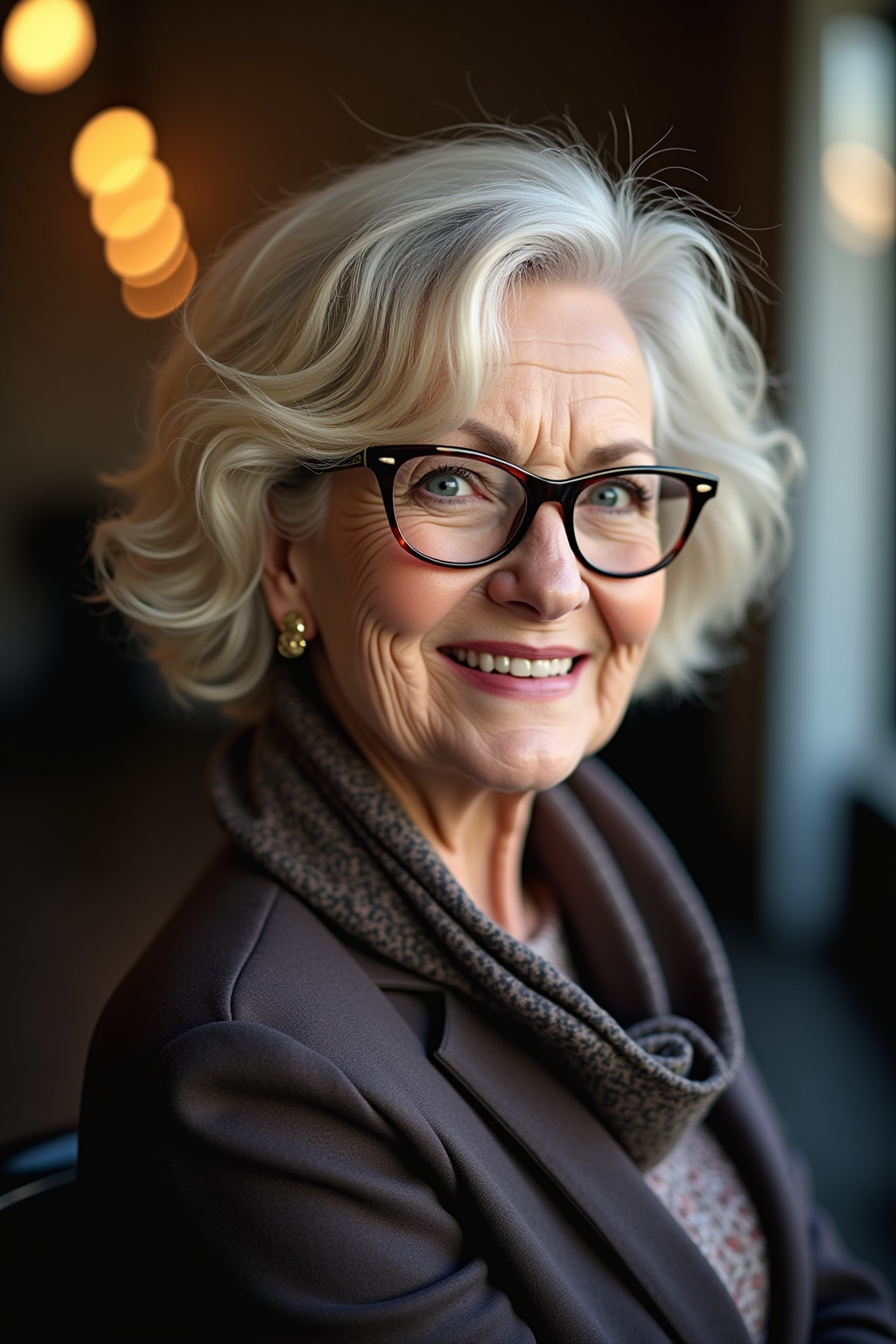 Flotte Frisuren Fur Frauen Ab 50 Mit Brille