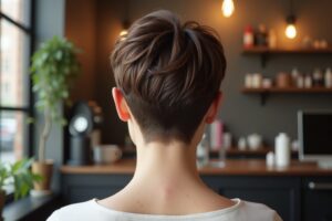 8 freche Frisuren: Bob kurz stufig hinten gestylt