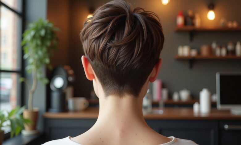 8 freche Frisuren: Bob kurz stufig hinten gestylt 23 8 freche Frisuren: Bob kurz stufig hinten gestylt