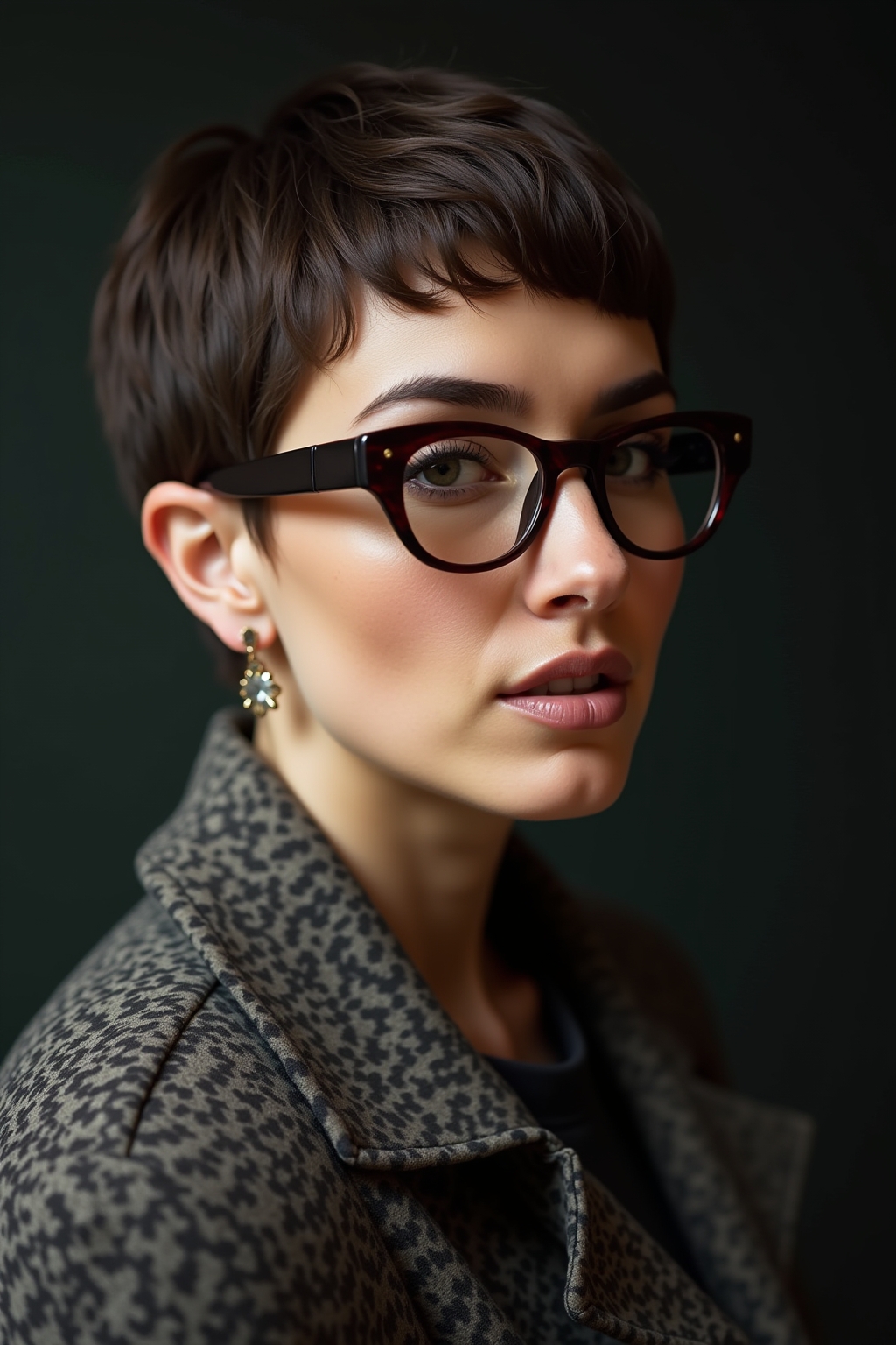 Freche Kurzhaarfrisuren Mit Brille