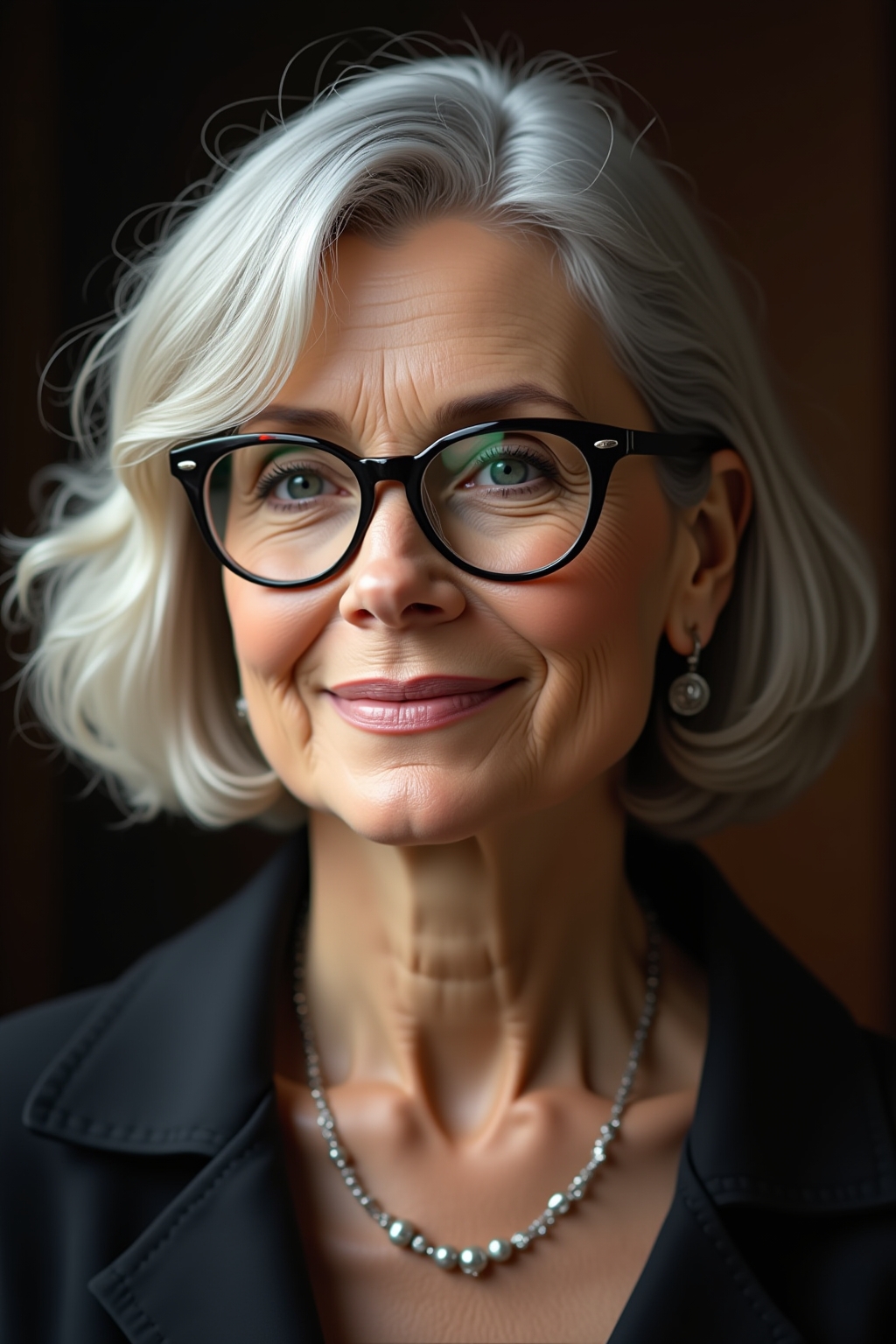 8 gestufte halblange Frisuren ab 60 mit Brille 15 8 gestufte halblange Frisuren ab 60 mit Brille