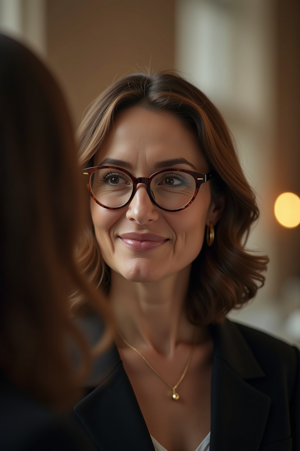 8 gestufte halblange Frisuren ab 60 mit Brille 19 8 gestufte halblange Frisuren ab 60 mit Brille