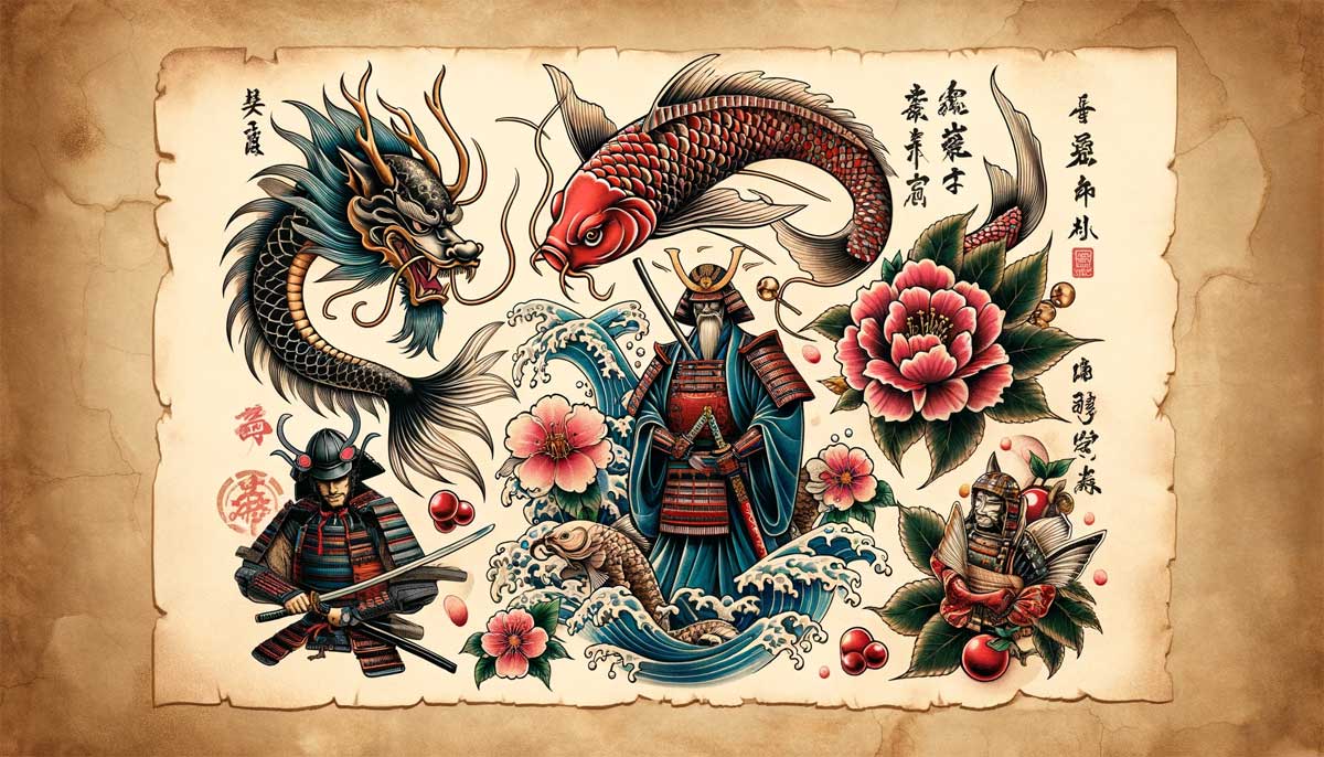 Japanische Tattoos - Bedeutung, Symbolik und Geschichte