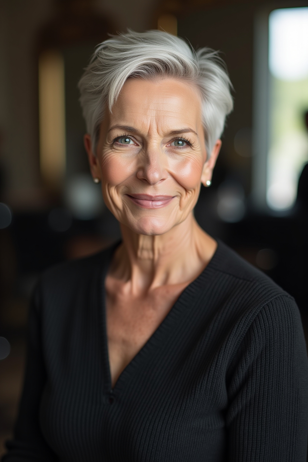 Die 8 schönsten Kurzhaarfrisuren Damen ab 60