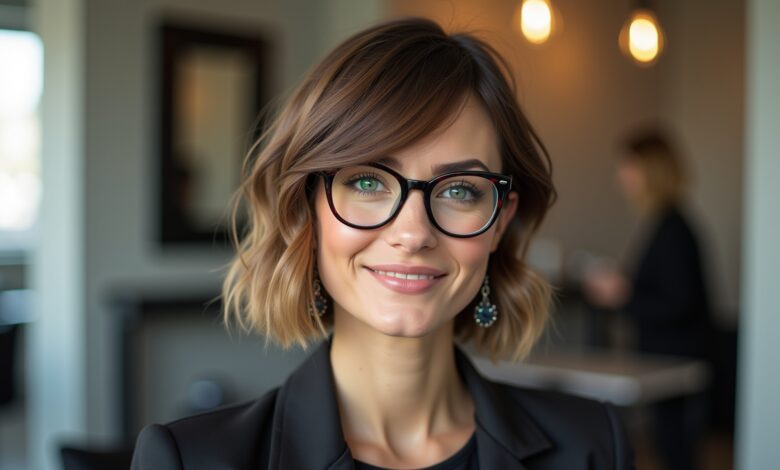 Die 8 schönsten Kurzhaarfrisuren Damen mit Brille 15 Die 8 schönsten Kurzhaarfrisuren Damen mit Brille