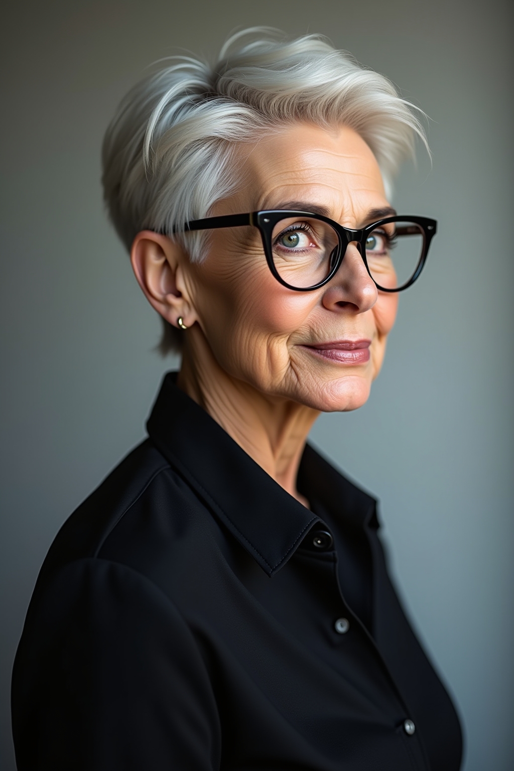 8 kurze Frisuren mit Brille ab 60, die jünger machen 15 8 kurze Frisuren mit Brille ab 60, die jünger machen