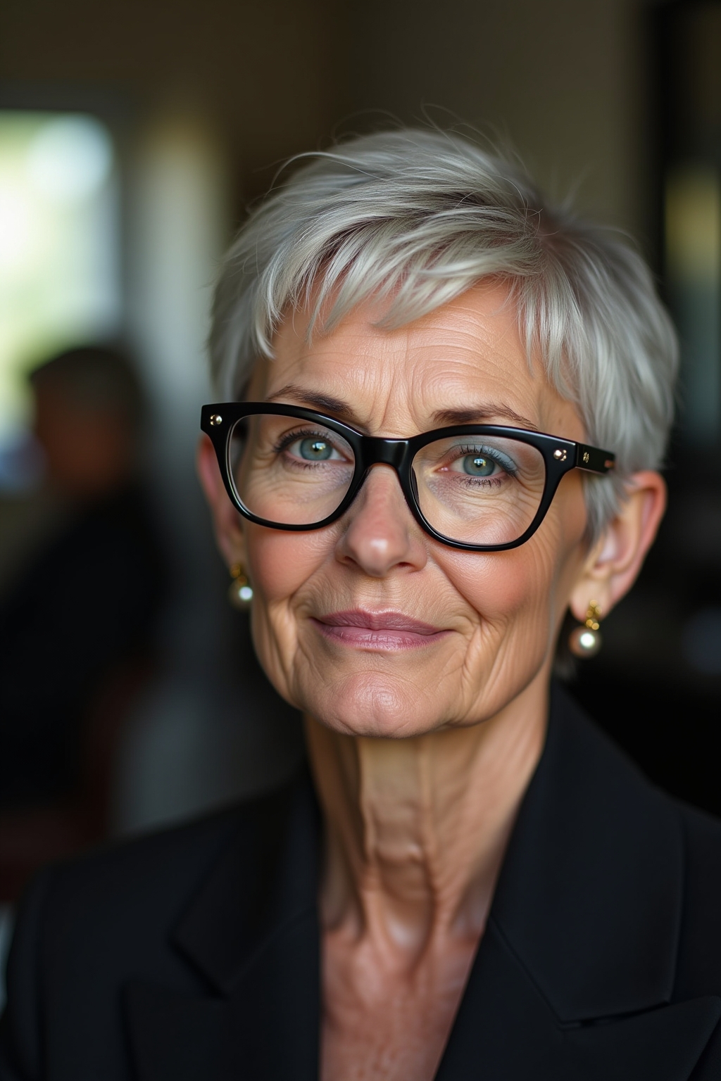 8 kurze Frisuren mit Brille ab 60, die jünger machen 19 8 kurze Frisuren mit Brille ab 60, die jünger machen