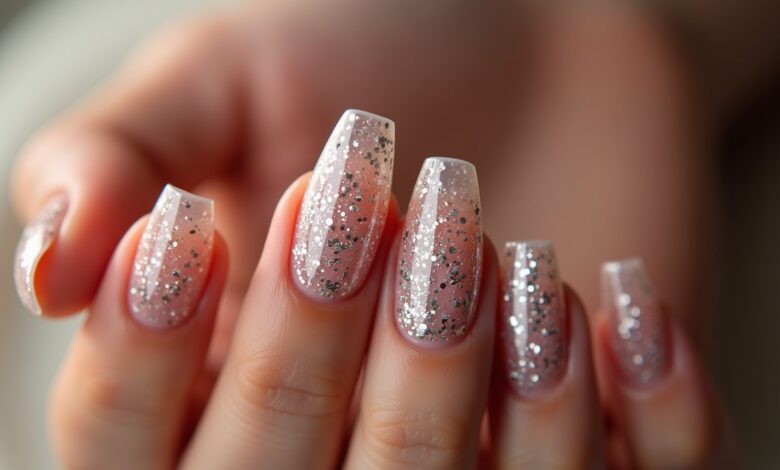 Die 8 schönsten Nageldesign Glitzer Trends 2026 13 Die 8 schönsten Nageldesign Glitzer Trends 2026