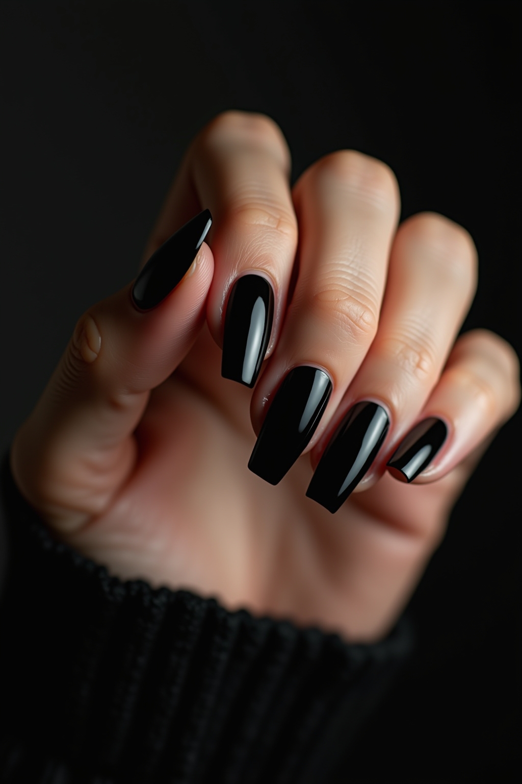 Die 8 schönsten Nageldesign schwarz Trends für 2026