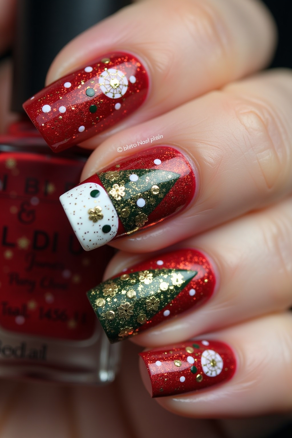 Die 8 schönsten Nageldesign Weihnachten Ideen 2026 9 Die 8 schönsten Nageldesign Weihnachten Ideen 2026