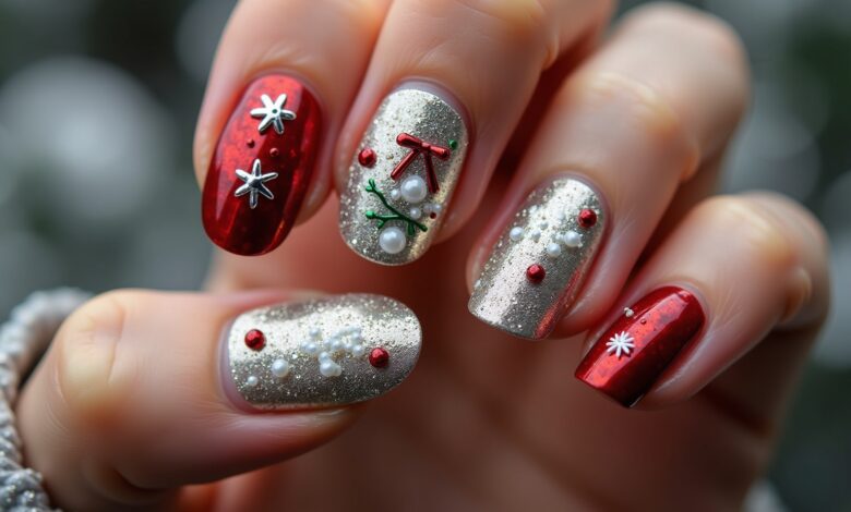 Die 8 schönsten Nageldesign Weihnachten Ideen 2026